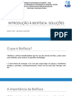 Introdução A Biofísica: Soluções