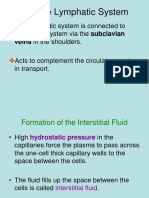 Chapter 1 Biology Form 5: The Lymphatic System