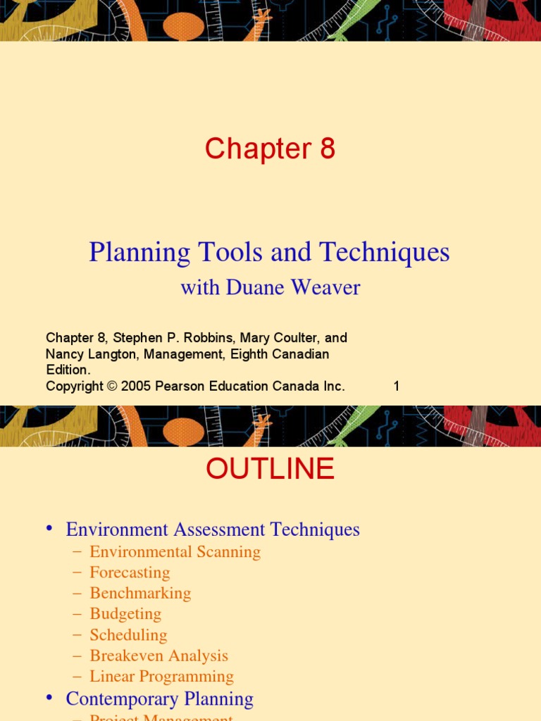Planning Tools and Techniques: With Duane Weaver | PDF | Forecasting ...