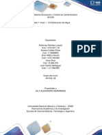 Unidad 1 Fase 1 Contaminación Del Agua
