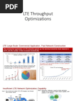 LTE Throughput Otpimization