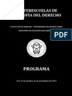 Programa - V Interescuelas de Filosofía Del Derecho