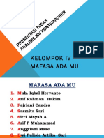 Presentasi Tugas Kelompok Mappasa Ada