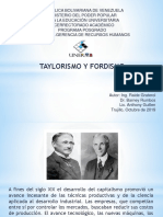 Taylorismo y Fordismo