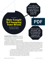 How Google Is Changing Our Brains PDF