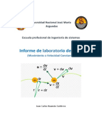 Estudio y Análisis Del Movimiento Rectilíneo Uniforme.