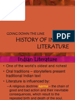 History of Indian Literature: Going Down The Line