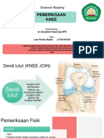 Pemeriksaan Knee: Textbook Reading