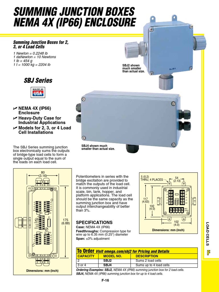 Summing Junction Box PDF Manufactured Goods Electrical Engineering