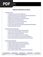 Network+ (N10-005) Cram Notes