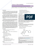 Formulation Science & Bioavailability: Pharmacological Parameters Study On Loop Diuretic Drug - Furosemide