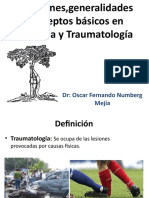 Definiciones, Generalidades y Conceptos Básicos en Ortopedia y Traumatología