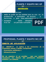 Propiedad Planta y Equipo Nic SP 17