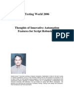 Thoughts of Innovative Automation Features For Script Robustness PDF