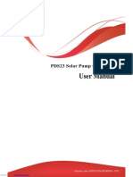 User Manual: PDS23 Solar Pump Controller