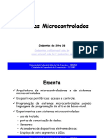 Sistemas Microcontrolados Introdução