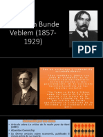 Thorstein Bunde Veblem (1857-1929)