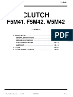 F5M41, F5M42, W5M42: Clutch