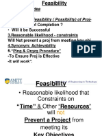 1.viability of Idea 2. Analyzing Feasibility (Possibility) of Proj