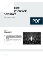 Theoretical Explanations of Deviance