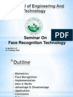 Seminar Face Recognition Technology