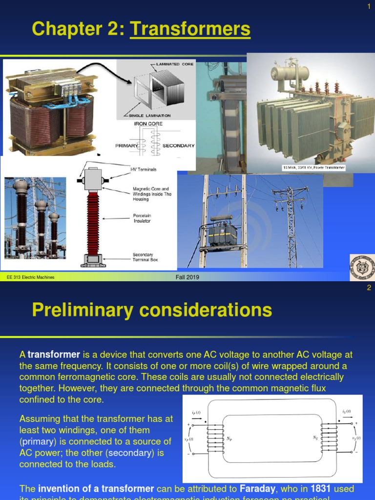 Transformer Basics and History | PDF | Transformer | Alternating Current