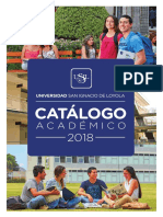 Catalogo Academico Usil 2018 Esp PDF