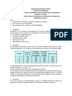 Examen Parcial de Hidrología, Hidráulica y Drenaje - URP - 2018-2