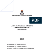 Laudo de Avaliacao Ambiental - Biblioteca Central PDF