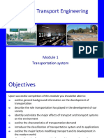 CIV3703 - 1 Transportation Systems