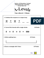 A Level Exam