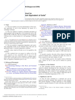 ASTM D425 88 (Reapproved 2008), Centrifuge Moisture Equivalent of Soils PDF