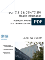ISO/TC 215 & CEN/TC 251  Health Informatics  