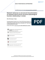 ResearchAdvancesonStructuralCharacterizationofResistantStarchandItsStructurePhysiologicalFunctionRelationship