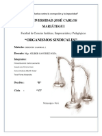 Organismos Sindicales