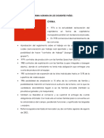 1.diferencia de La Reforma Agraria en Los Siguientes Países