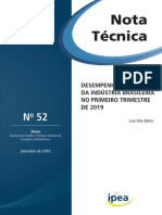 Nota Técnica - 2019 - Setembro - Número 52 - Diset