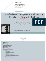 Analysis and Design of A Multi-Storey Reinforced Concrete