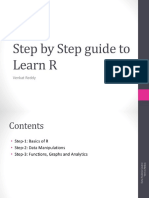 Step by Step Guide to Learn r