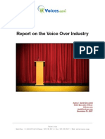 Report On The Voice Over Industry 2007