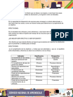 Evidencia Foro Comprender Los Conceptos de Eficacia Eficiencia y Efectividad