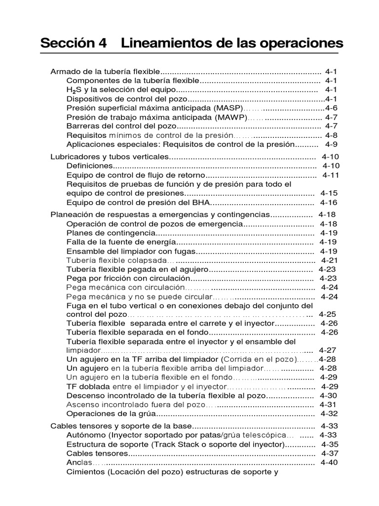 Coiled Tubing Handbook Sec 04 (Spanish) PDF Tubería (transporte