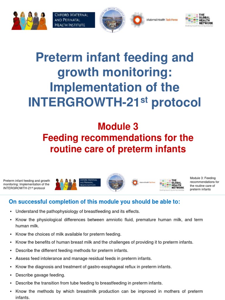 Preterm Infant Feeding Guidelines | PDF | Breast Milk | Breastfeeding