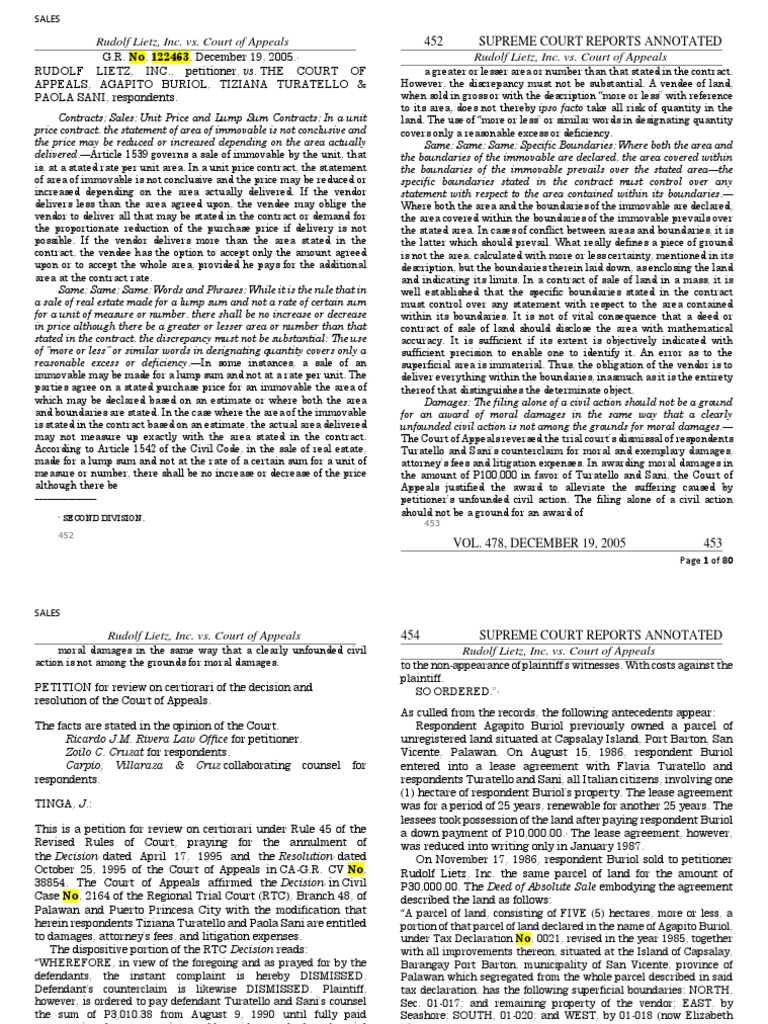 Sales Rights of Unpaid Sellers and Condition Warranties PDF Lawsuit