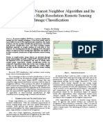 An Improved K-Nearest Neighbor Algorithm and Its Application To High Resolution Remote Sensing Image Classification