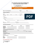 Form #2 - JCIP LO President Information Sheet