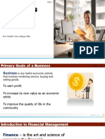 Business Finance First Slide
