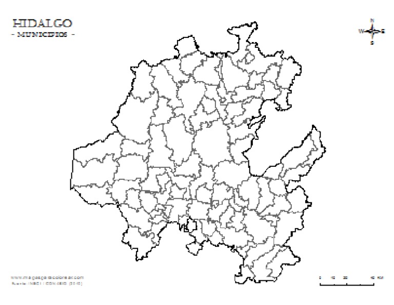 Mapa de Hidalgo | PDF