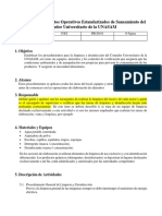 Guía de Procedimientos Operativos Estandarizados de Saneamiento