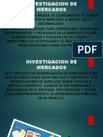Investigacion de Mercados.